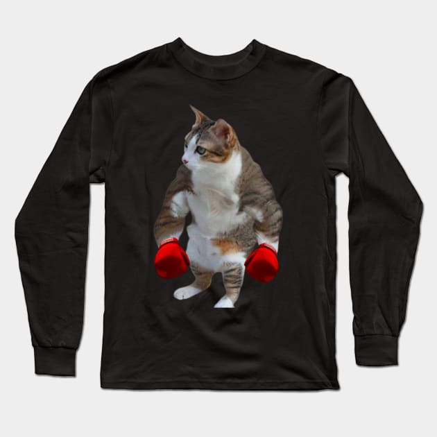 cat shitpost meme, funny memes Long Sleeve T-Shirt by Tee Shop